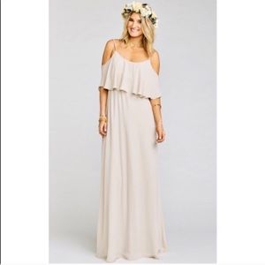 Show me You Mumu bridesmaid dress